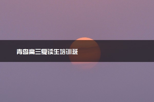 青岛高三复读生培训班