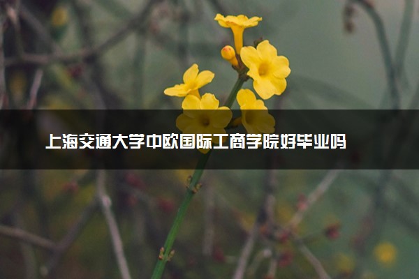 上海交通大学中欧国际工商学院好毕业吗