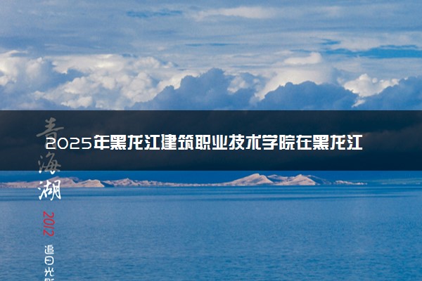 2025年黑龙江建筑职业技术学院在黑龙江招生代码：4386 专业代码及报考指南