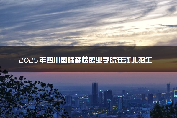 2025年四川国际标榜职业学院在河北招生代码及专业代码 四川国际标榜职业学院河北代码是多少？怎么查询？