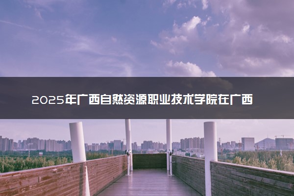 2025年广西自然资源职业技术学院在广西招生代码：14668 专业代码及报考指南