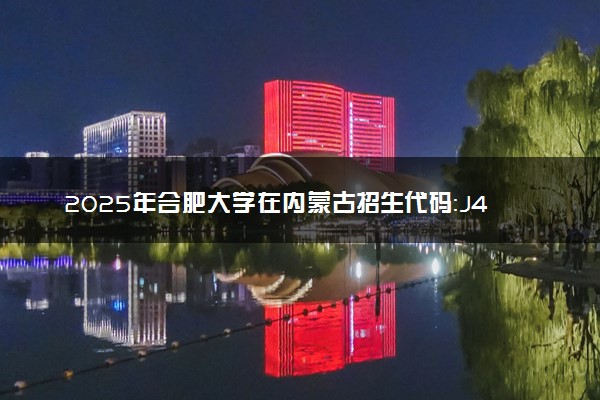2025年合肥大学在内蒙古招生代码：J49 专业代码及报考指南