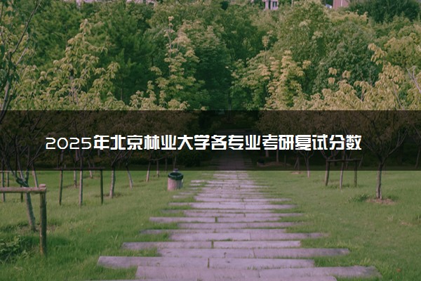2025年北京林业大学各专业考研复试分数线一览表 研究生考试一般多少分能上岸
