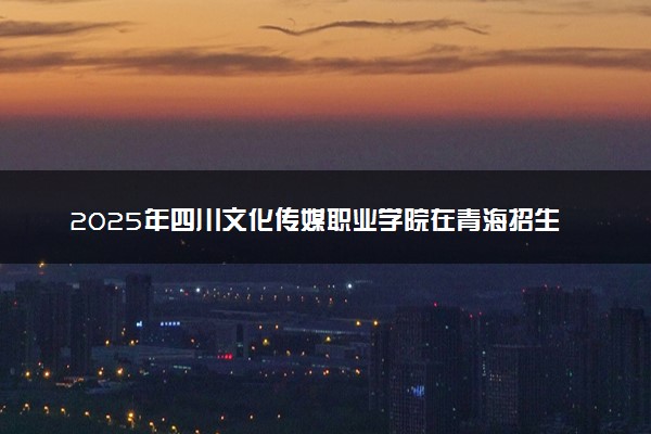 2025年四川文化传媒职业学院在青海招生代码及专业代码 四川文化传媒职业学院青海代码是多少？怎么查询？