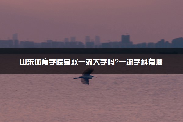 山东体育学院是双一流大学吗？一流学科有哪些及历年分数线位次