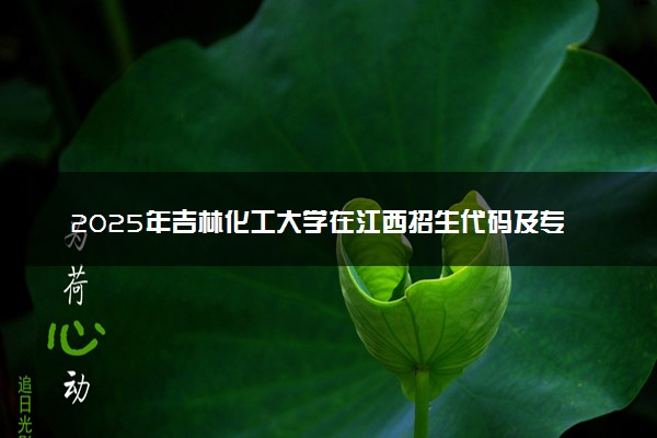 2025年吉林化工大学在江西招生代码及专业代码 吉林化工大学江西代码是多少？怎么查询？