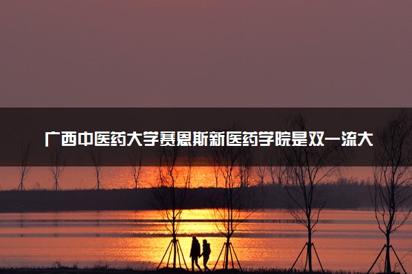 广西中医药大学赛恩斯新医药学院是双一流大学吗？一流学科有哪些及历年分数线位次