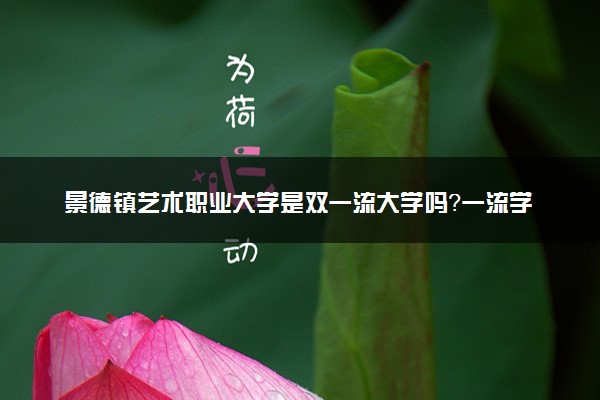 景德镇艺术职业大学是双一流大学吗？一流学科有哪些及历年分数线位次