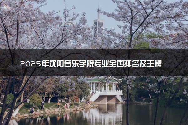 2025年沈阳音乐学院专业全国排名及王牌专业有哪些