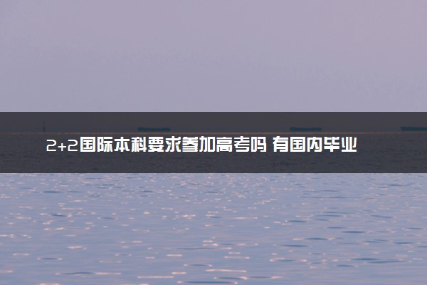 2+2国际本科要求参加高考吗 有国内毕业证吗