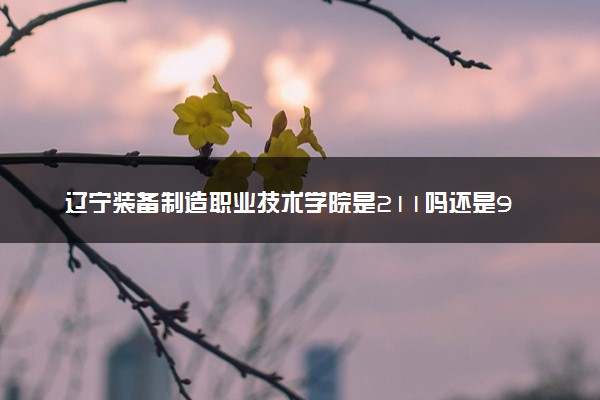 辽宁装备制造职业技术学院是211吗还是985 怎么样值得读吗及学长学姐评价
