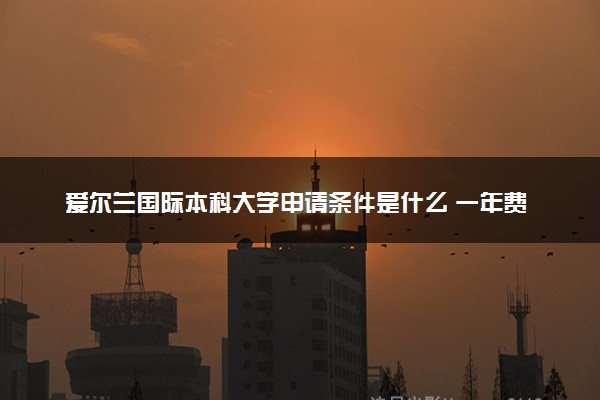 爱尔兰国际本科大学申请条件是什么 一年费用多少钱