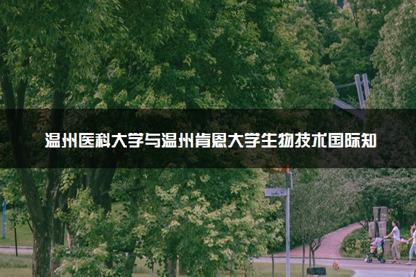 温州医科大学与温州肯恩大学生物技术国际知名度怎么样？